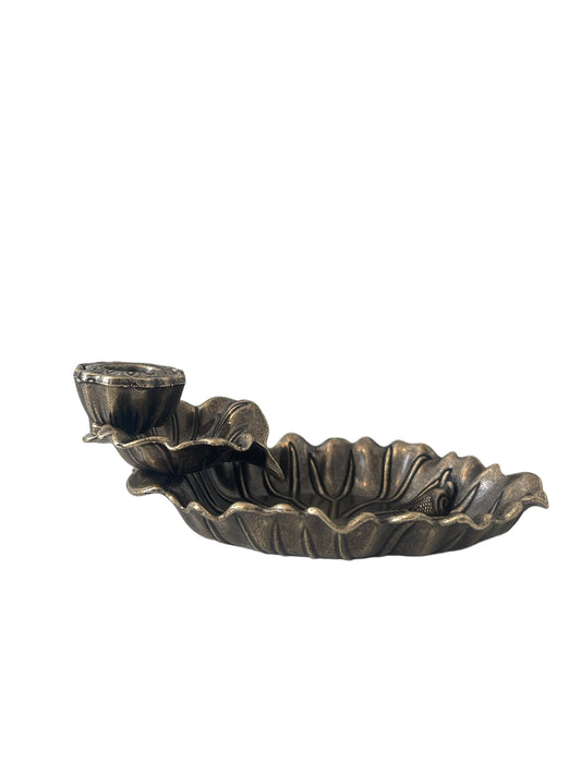 Cute Bronze Incense Cone Back Flow Burner